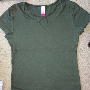 Green shirt